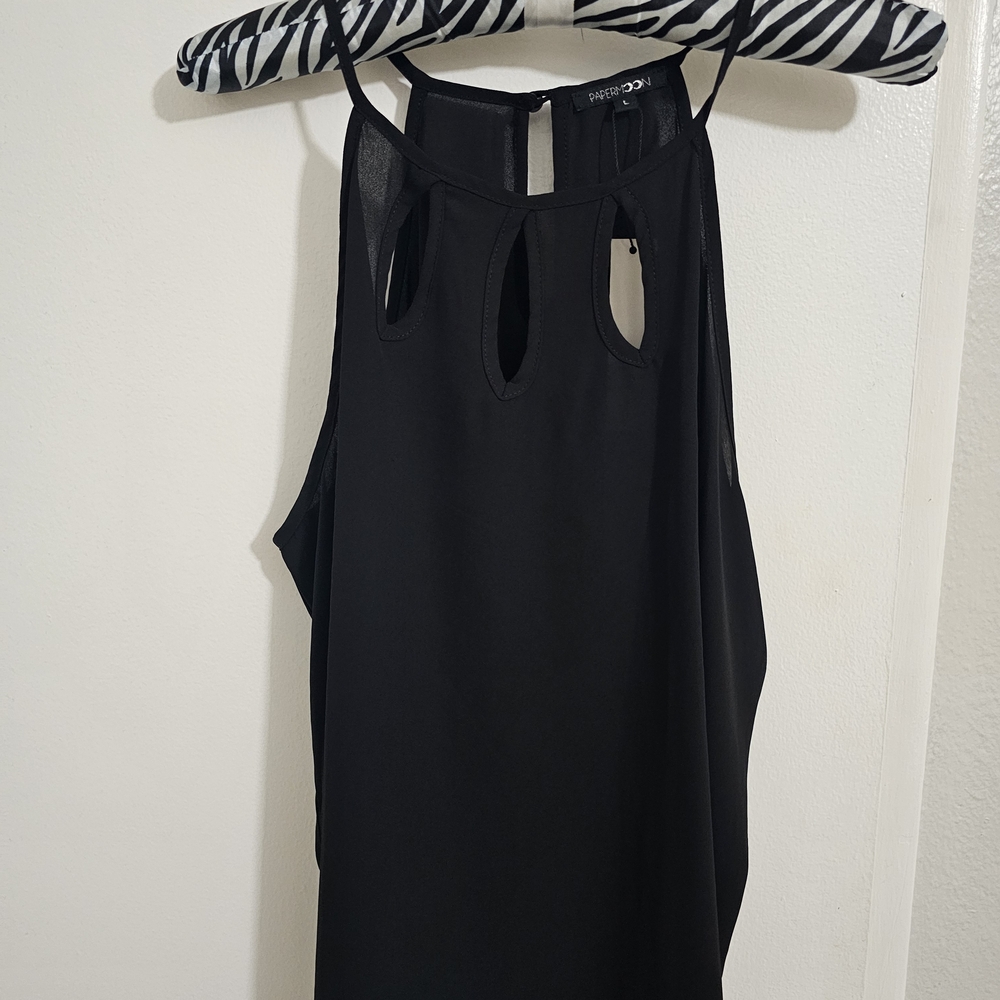 Papermoon Black Cutout Camisole